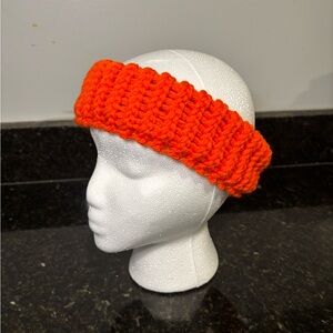 NWOT Hunter Orange Knit Ear Warmer/Headband